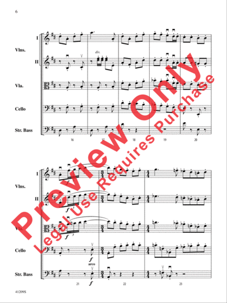 The Wizard of Oz String Orchestra scores gallery preview page 7