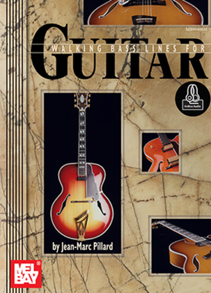 Book cover for Walking Bass Lines for Guitar
