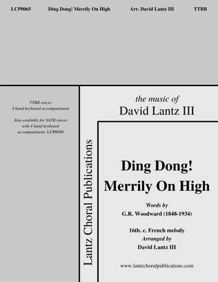 Book cover for Ding Dong! Merrily On High