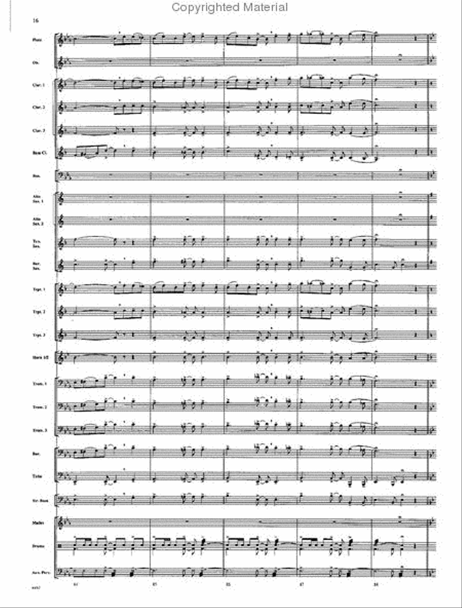 A Scott Joplin Retrospective Concert Band scores gallery preview page 15