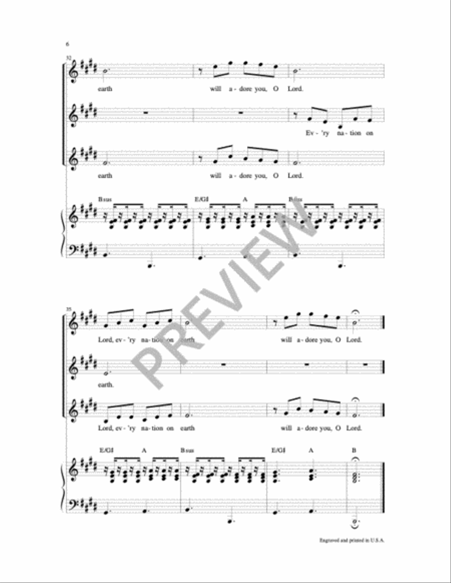Every Nation On Earth Every Nation On Earth 2-Part scores gallery preview page 3