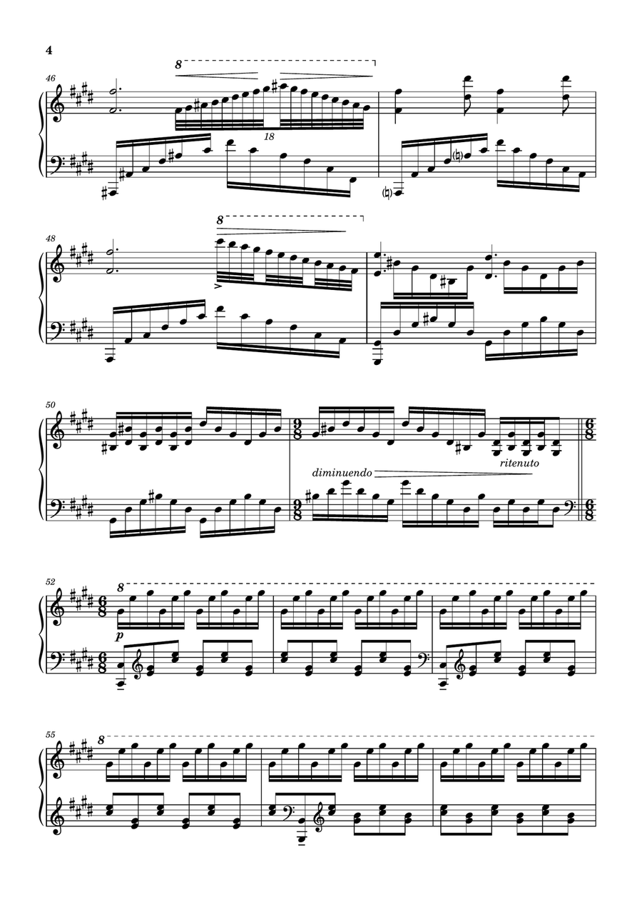 W.e. Score Piano Solo scores gallery preview page 4