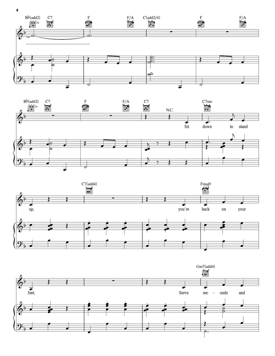 What A Mother Does What A Mother Does Piano, Vocal, Guitar scores gallery preview page 4