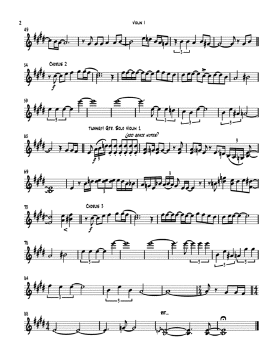 Change The World String Quartet scores gallery preview page 2