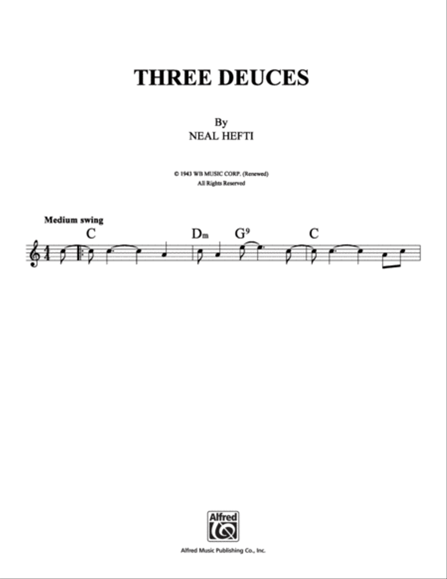 Three Deuces School and Community scores gallery preview page 1