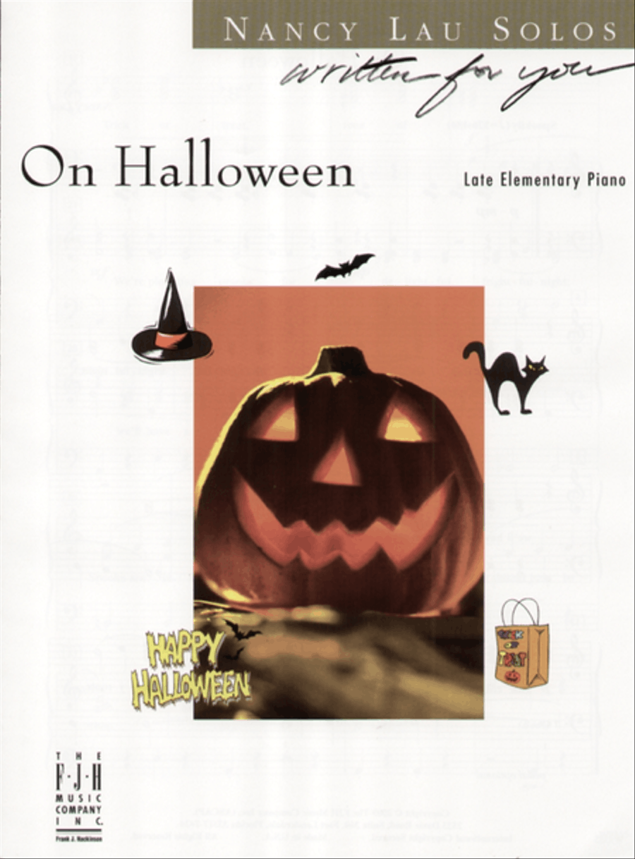 On Halloween Easy Piano scores gallery preview page 1
