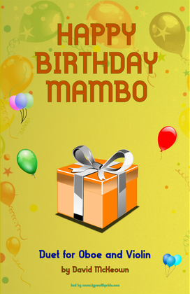 Happy Birthday Mambo for Oboe and Violin Duet