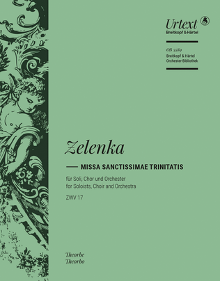 Book cover for Missa Sanctissimae Trinitatis in A minor ZWV 17