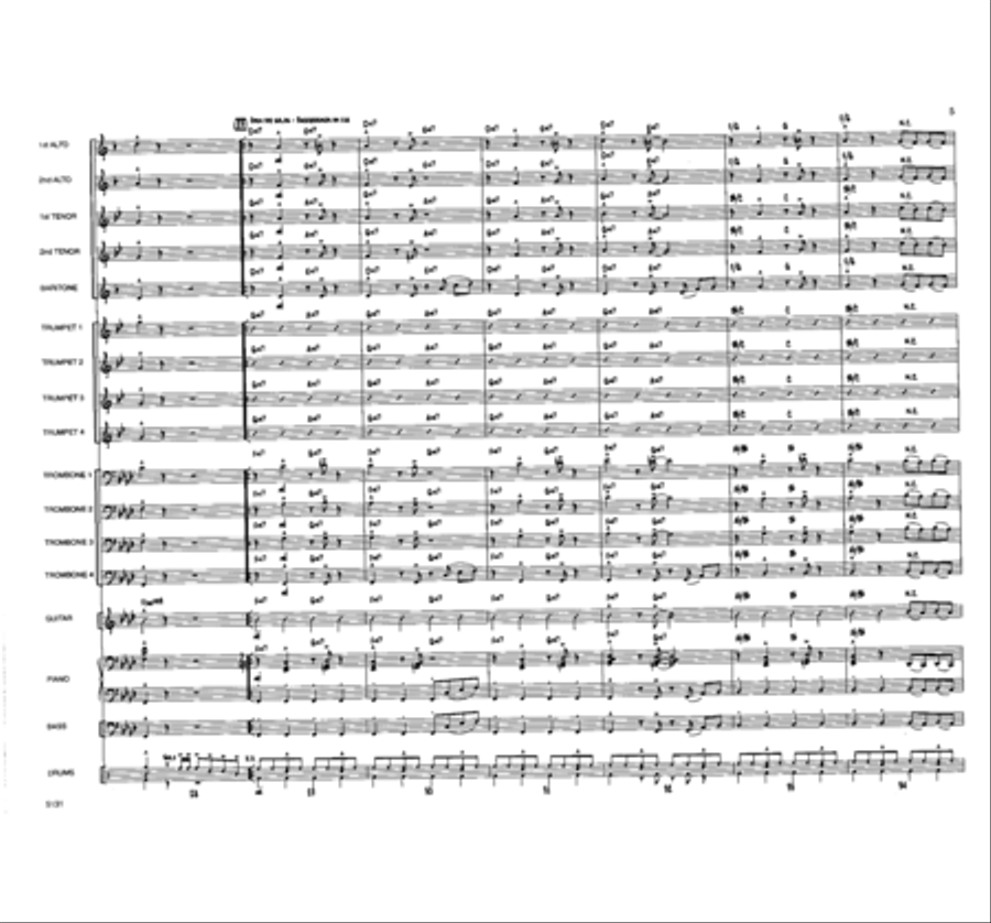 Vertigo Vertigo Jazz Ensemble scores gallery preview page 6