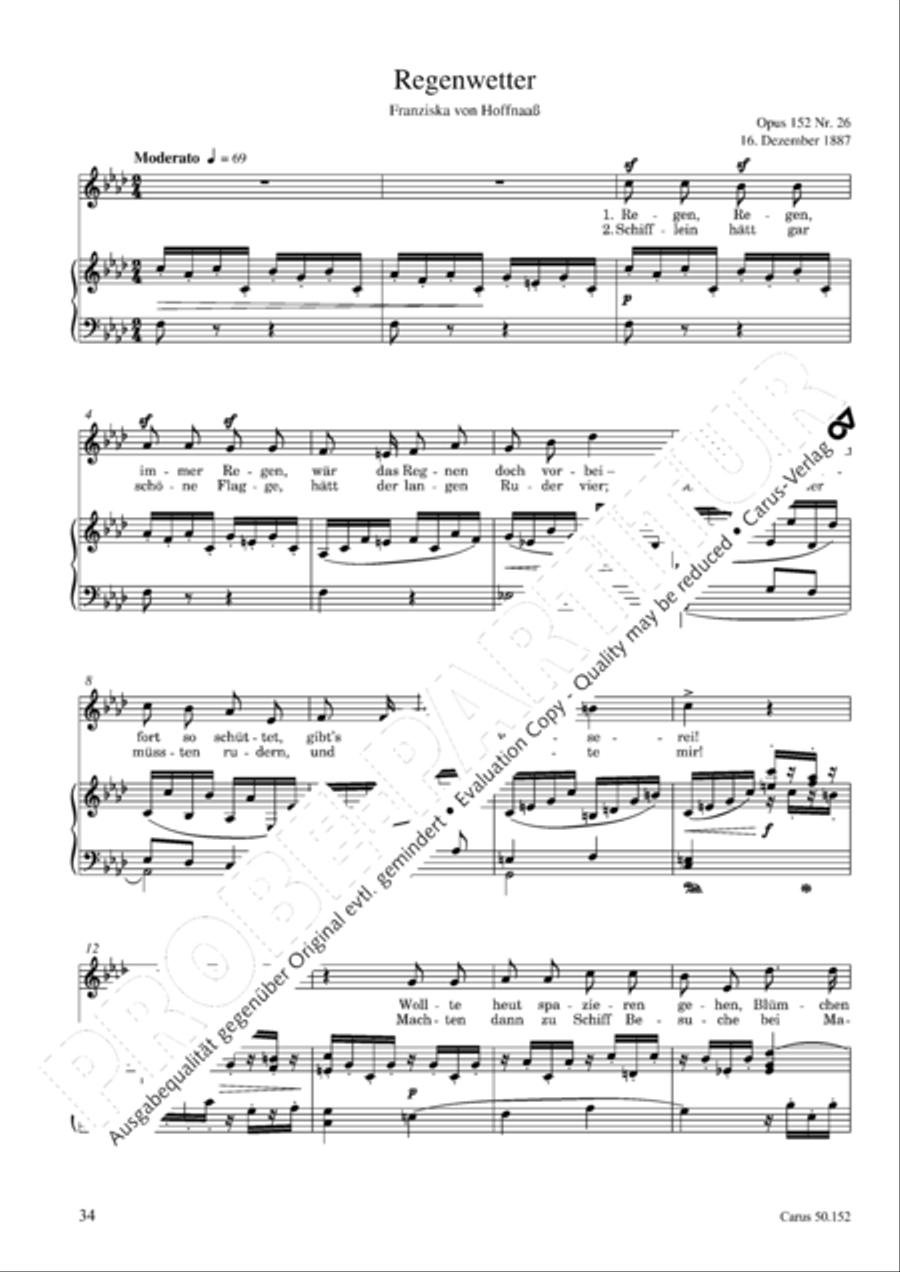 Liederbuch fur Kinder op. 152 Choir scores gallery preview page 35