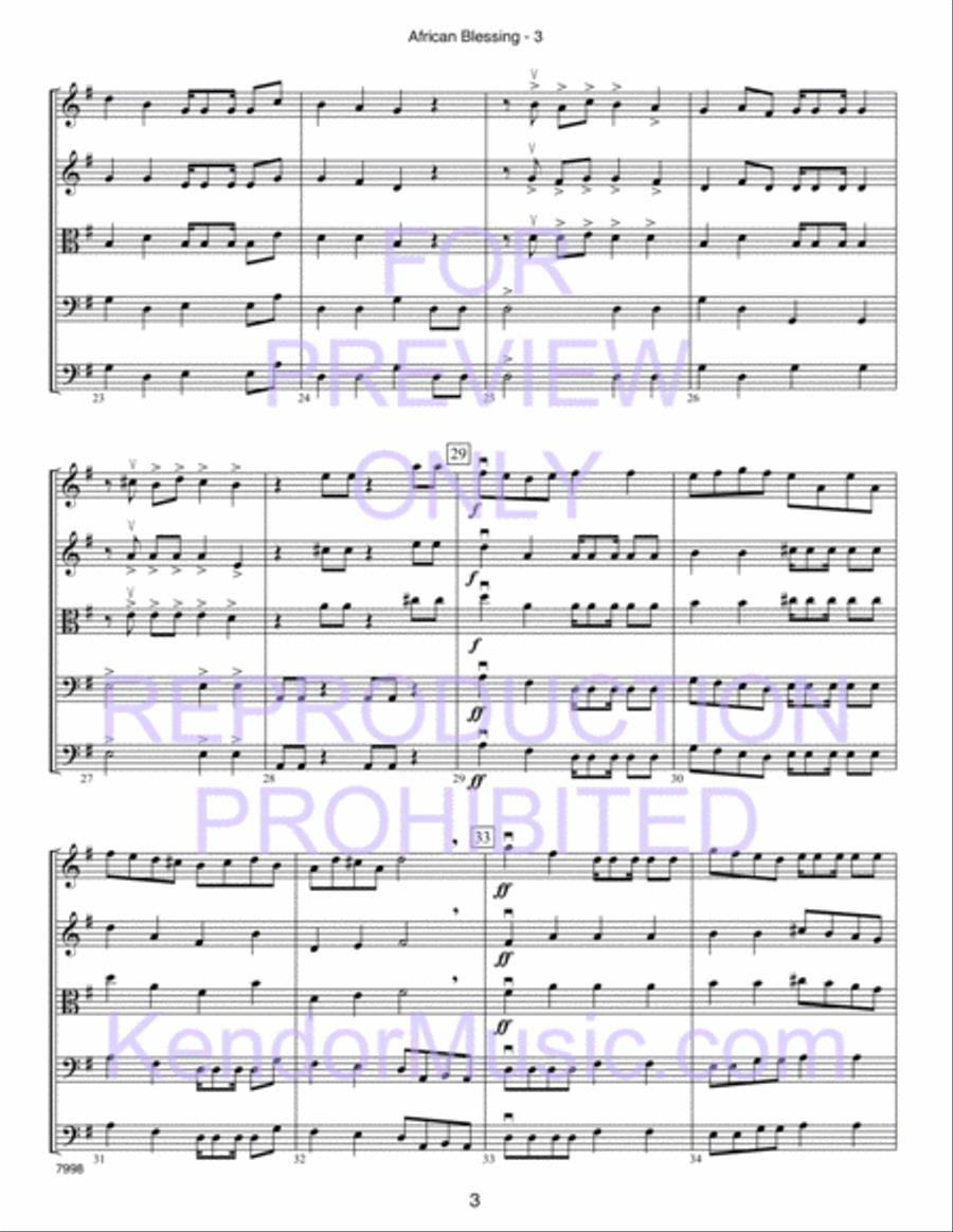 Kendor Concert Favorites, Volume 2 - 3rd Violin (Viola T.C.) Viola scores gallery preview page 8