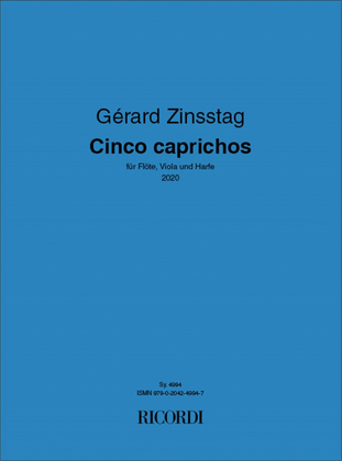 Book cover for Cinco caprichos