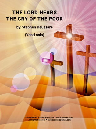 Book cover for The Lord Hears The Cry Of The Poor (Vocal solo)
