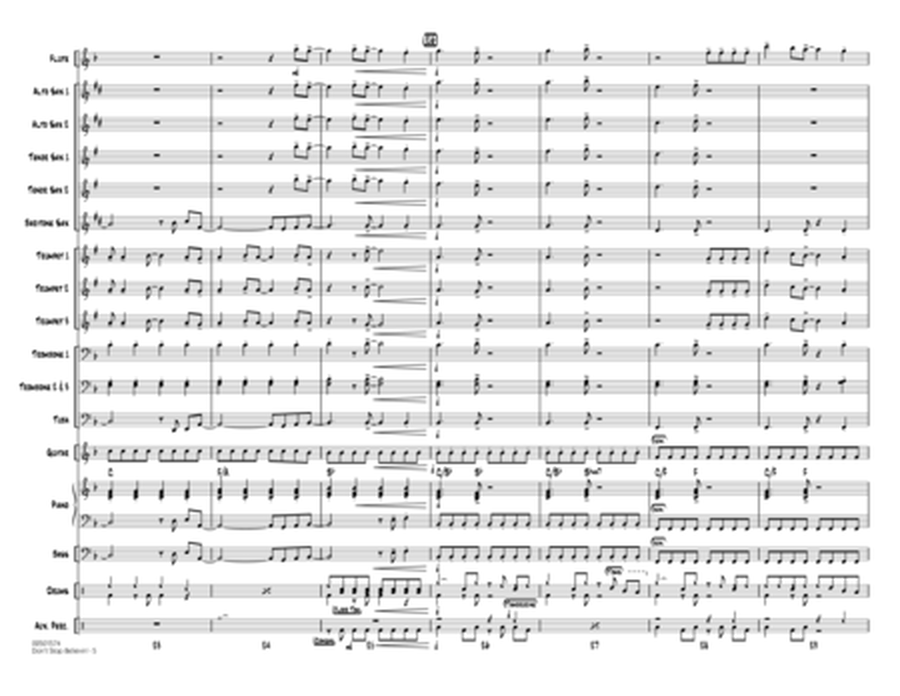 Don't Stop Believin' - Conductor Score (Full Score)