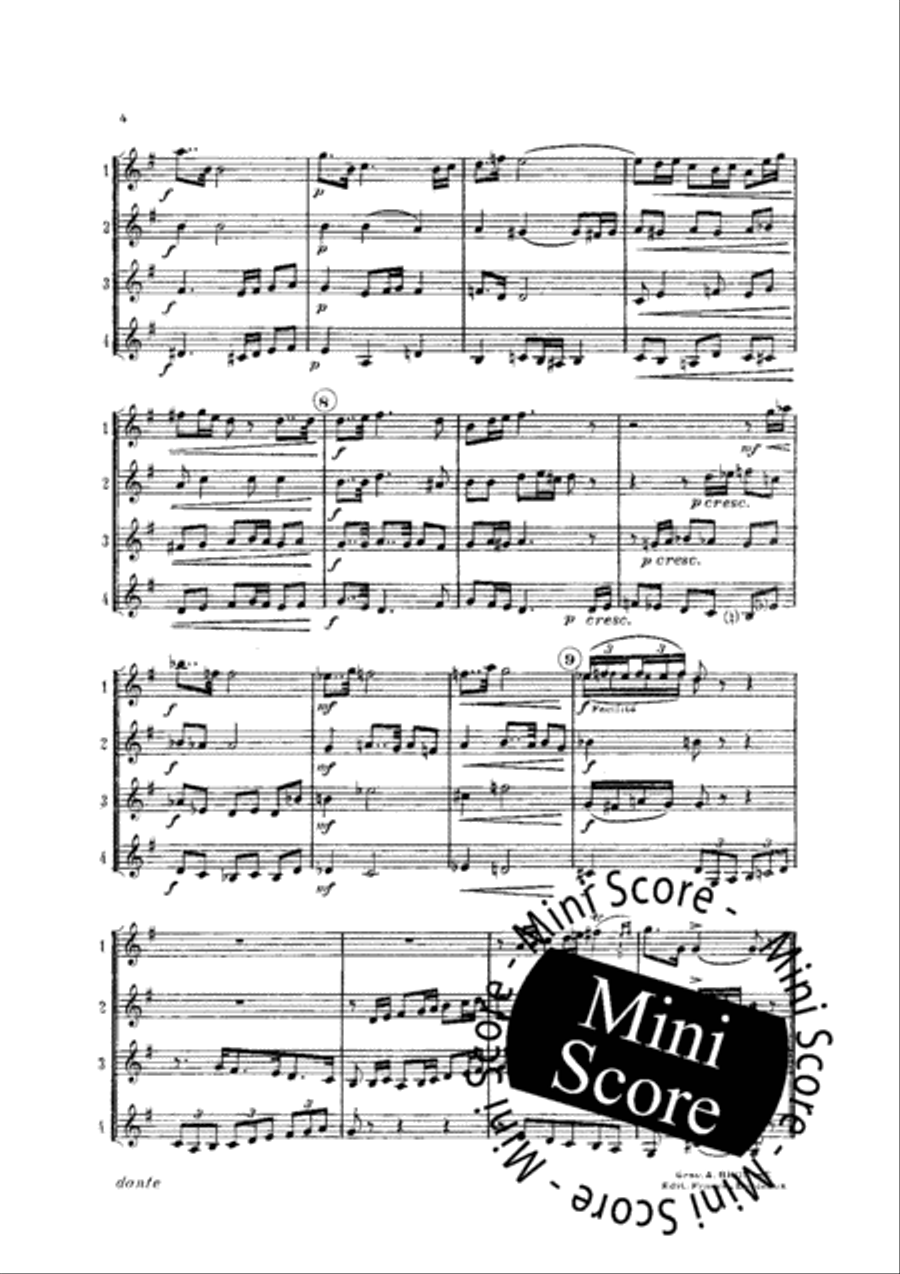 Dante Dante Brass Quartet scores gallery preview page 6