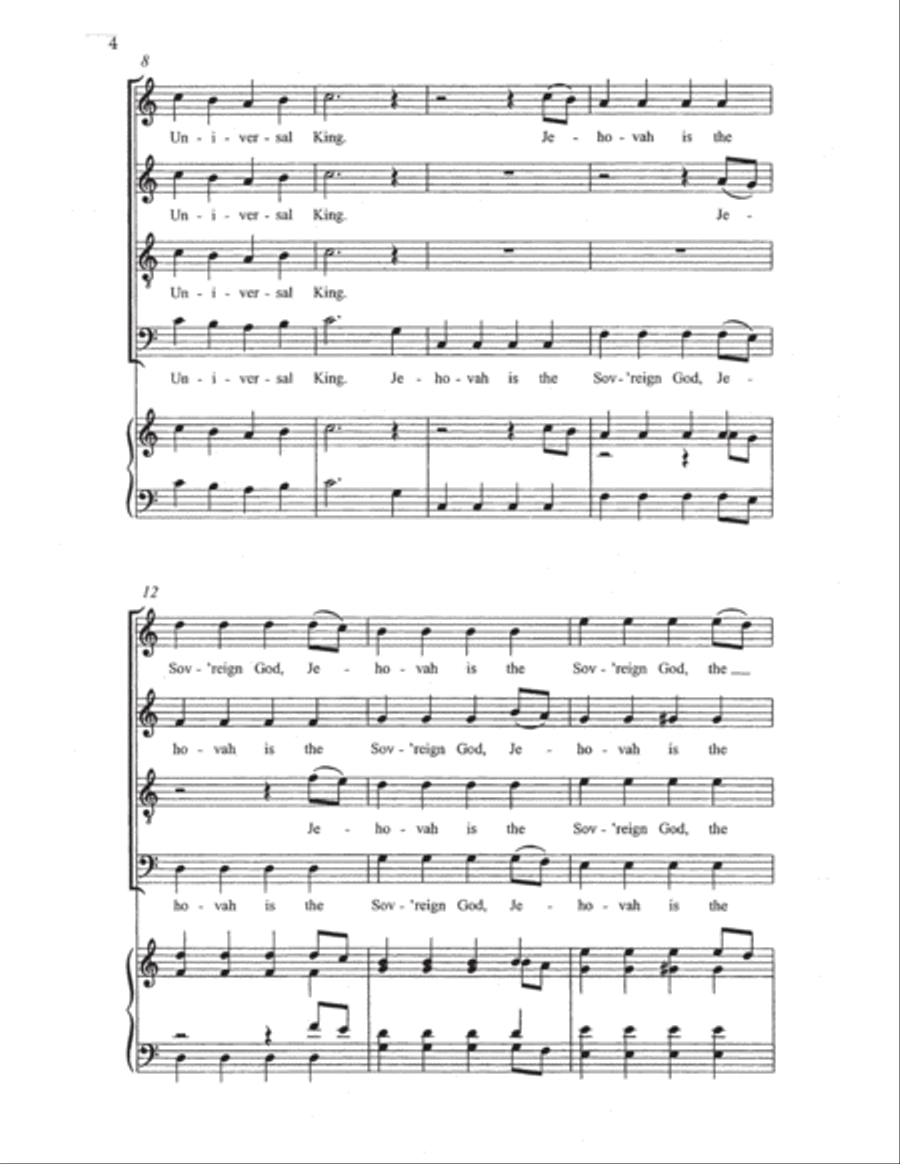 Sounding Joy 4-Part scores gallery preview page 2