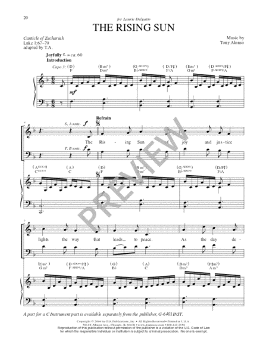 As Morning Breaks and Evening Sets Flute scores gallery preview page 22