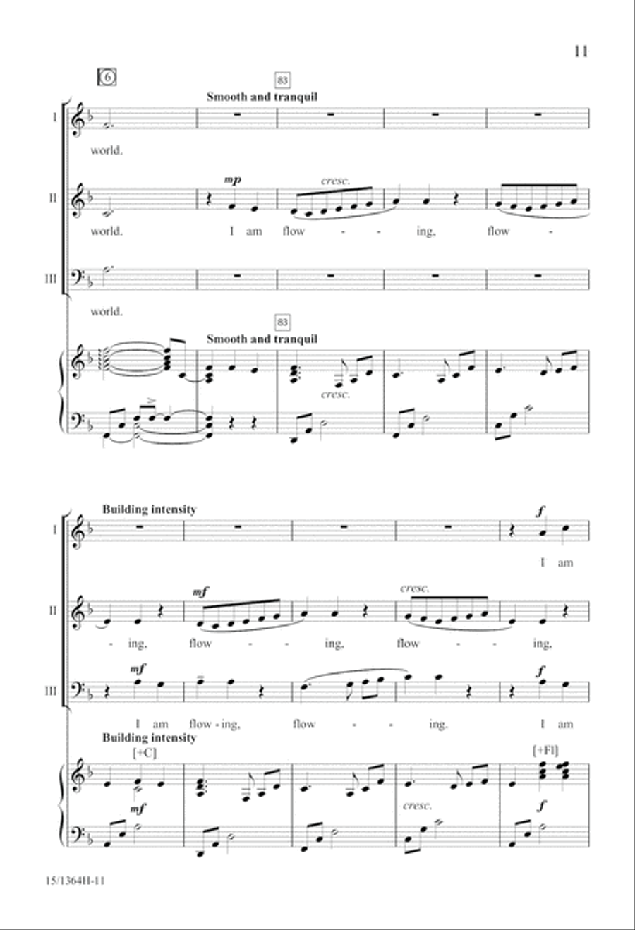 I Am the River 3-Part scores gallery preview page 12