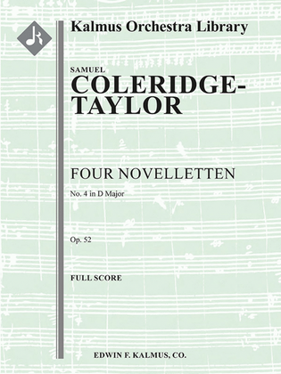 Four Novelletten, Op. 52, No. 4 in D Major