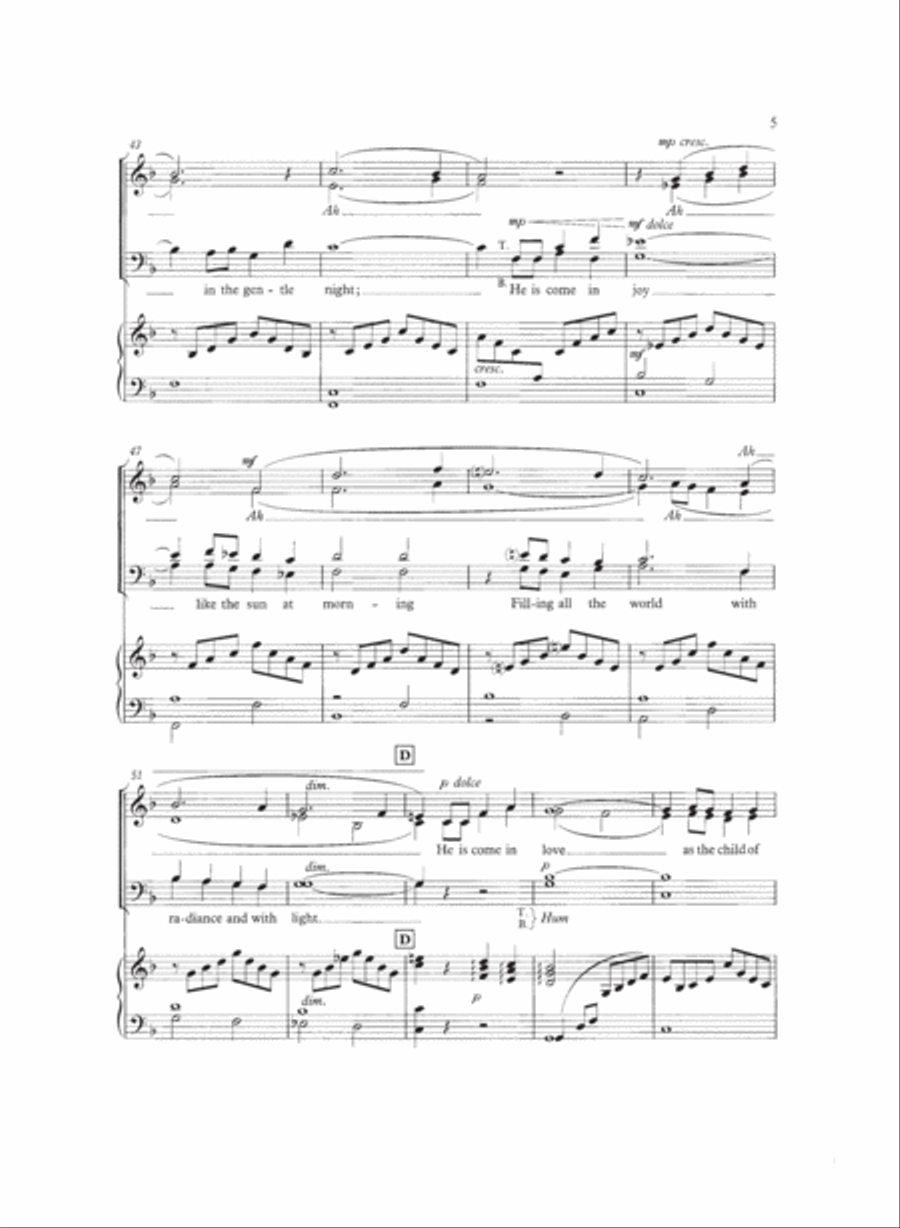 Angels' Carol 4-Part scores gallery preview page 5