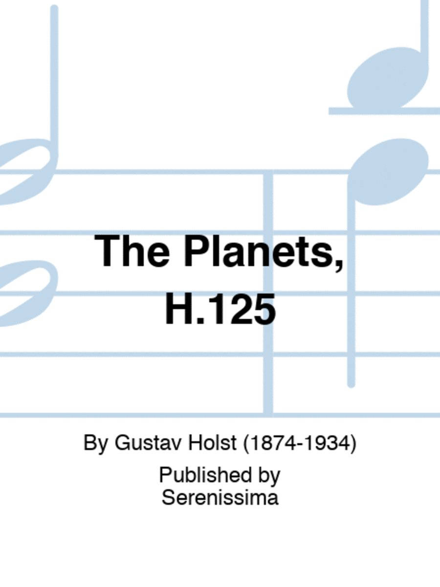 Book cover for The Planets, H.125