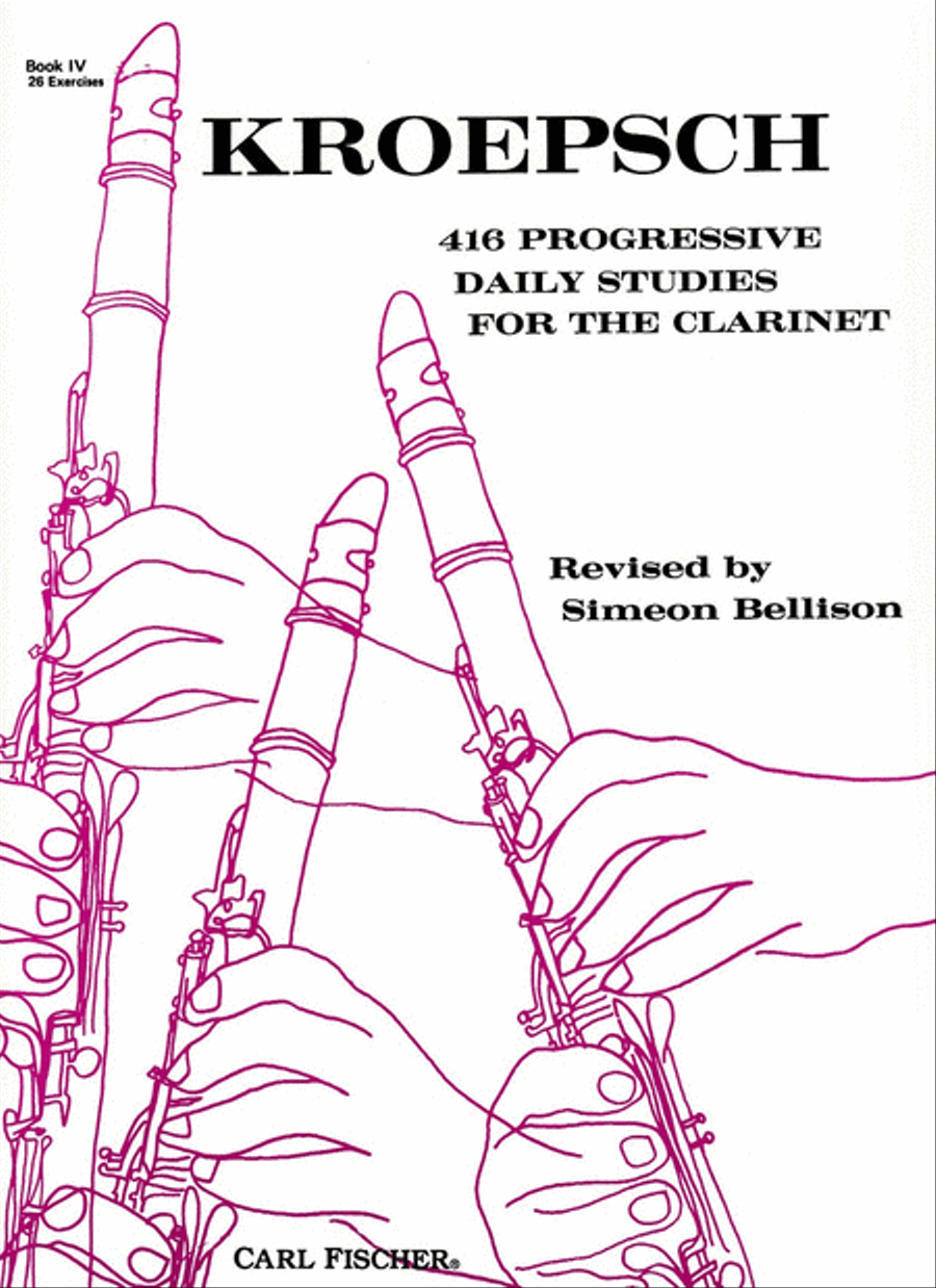 416 Progressive Daily Studies For the Clarinet B-Flat Clarinet scores gallery preview page 1