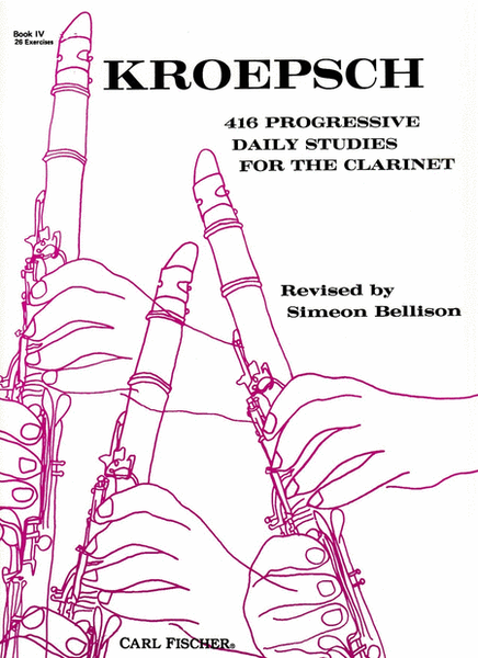 416 Progressive Daily Studies For the Clarinet
