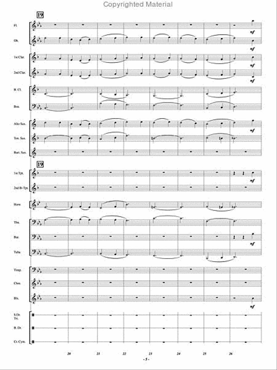 In The Garden In The Garden Concert Band scores gallery preview page 4
