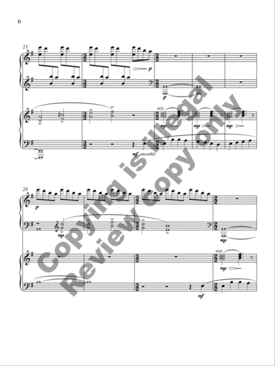 A Christmas Rhapsody A Christmas Rhapsody Harp scores gallery preview page 6