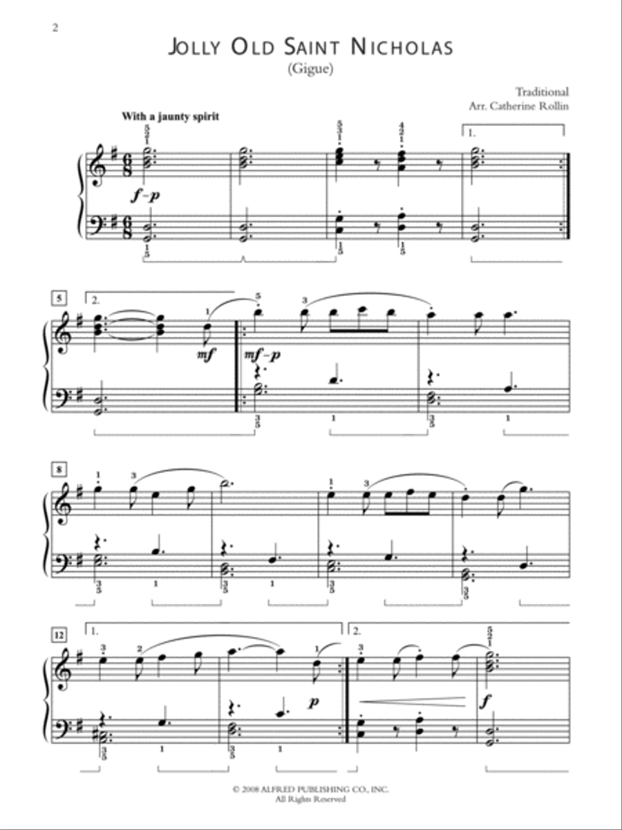 Dances for Christmas, Book 2 Piano Solo scores gallery preview page 2