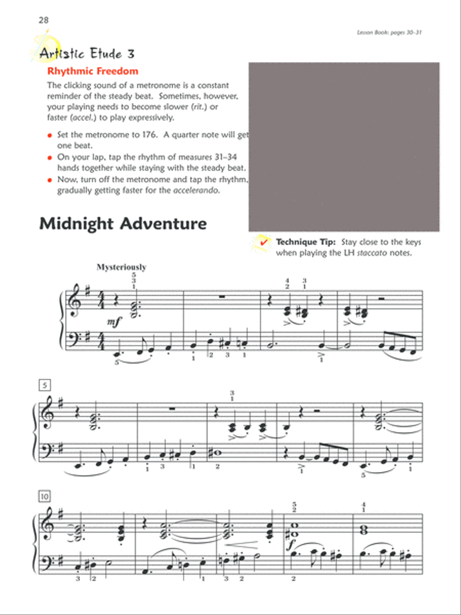 Premier Piano Course Technique, Book 4