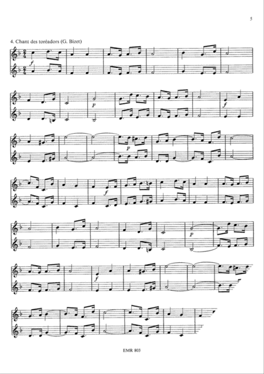 Duet Album Vol. 3 Euphonium Duet scores gallery preview page 6