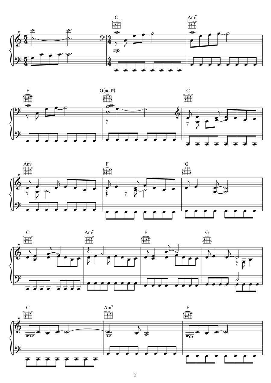 Latika's Theme (from Slumdog Millionaire) Piano Solo scores gallery preview page 2
