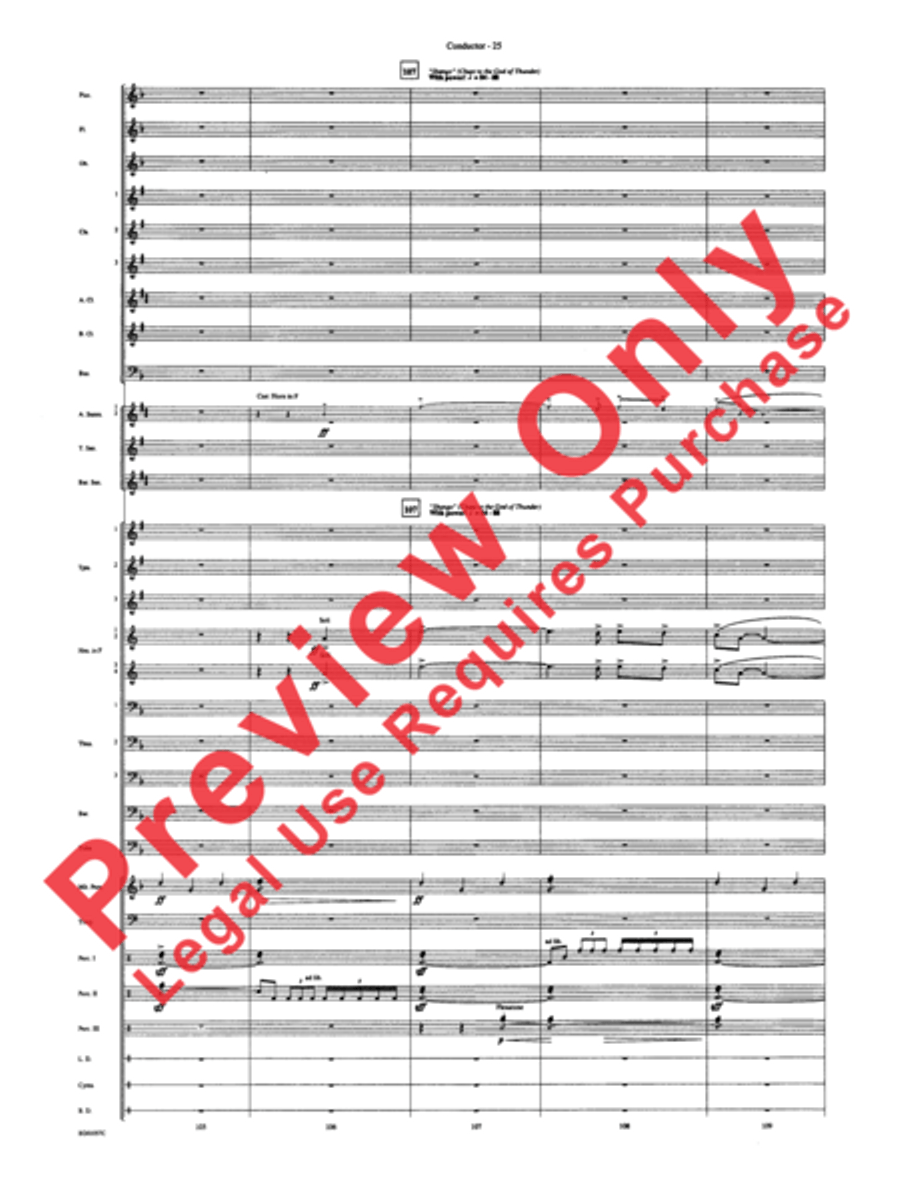 Africa: Ceremony, Song, and Ritual Concert Band scores gallery preview page 28