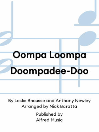 Book cover for Oompa Loompa Doompadee-Doo