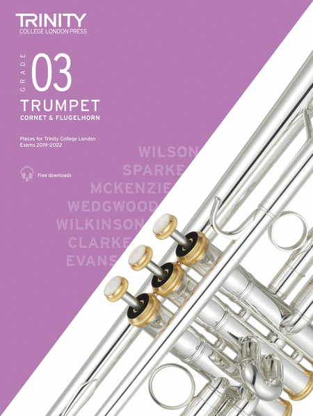 Trumpet, Cornet & Flugelhorn Exam Pieces 2019-2022 Grade 3