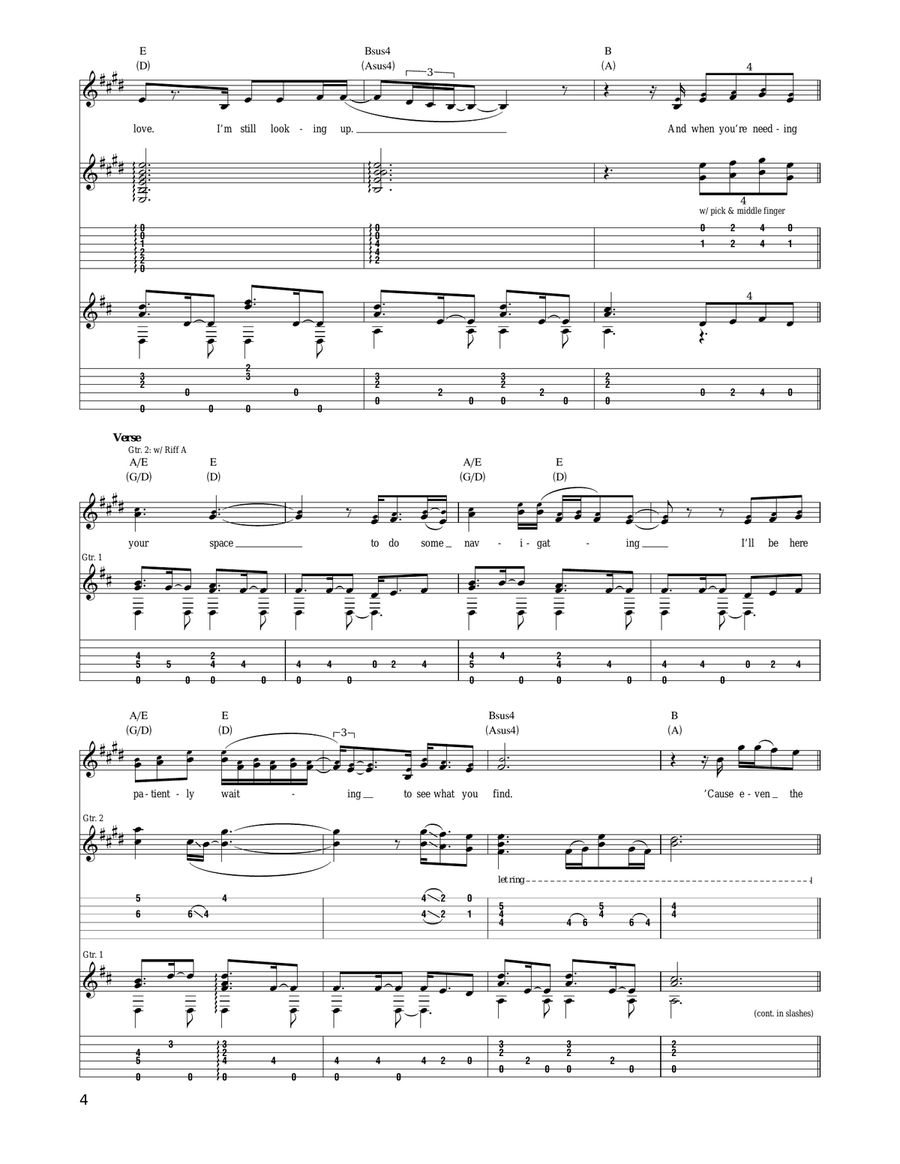 I Won't Give Up Acoustic Guitar scores gallery preview page 4