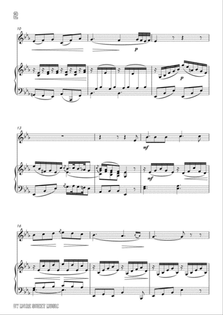 Giovanni-Piacer d'amor,for Violin and Piano Violin Solo scores gallery preview page 4