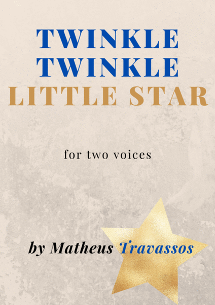 Twinkle Twinkle Little Star for two voices image number null