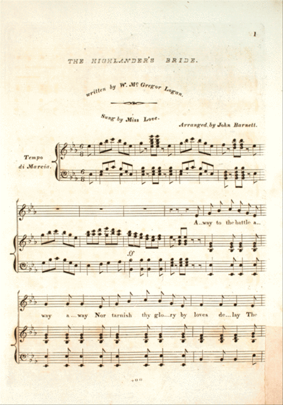 The Highlander's Bride Voice scores gallery preview page 2