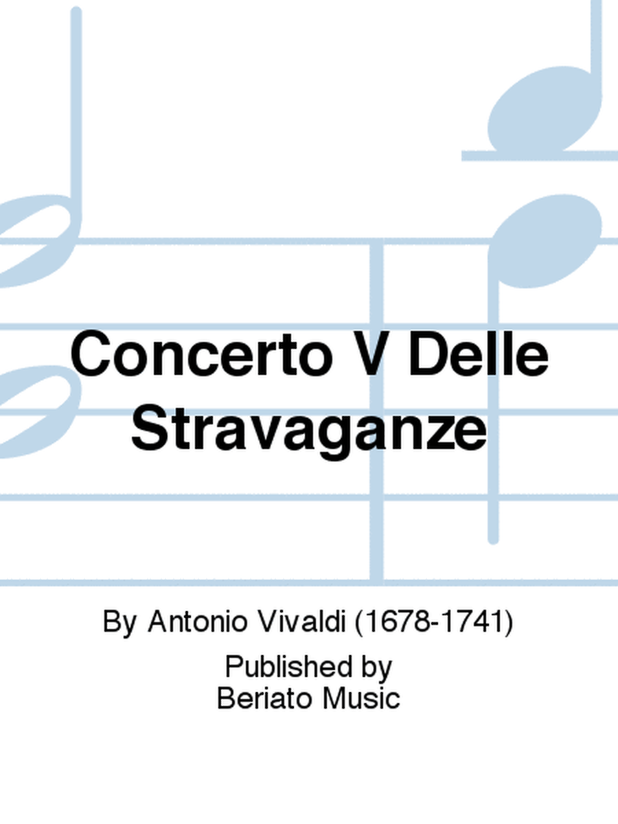 Concerto V Delle Stravaganze