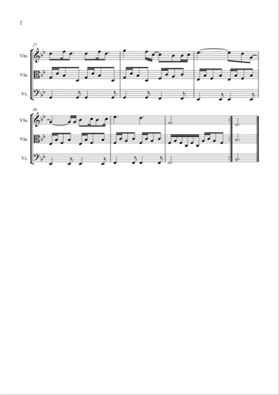 A Thousand Years A Thousand Years String Trio scores gallery preview page 2