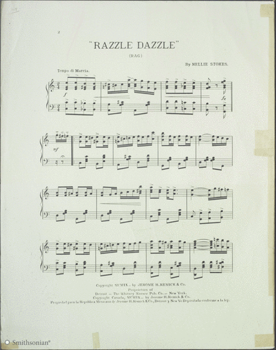 Razzle Dazzle Razzle Dazzle Piano Solo scores gallery preview page 2