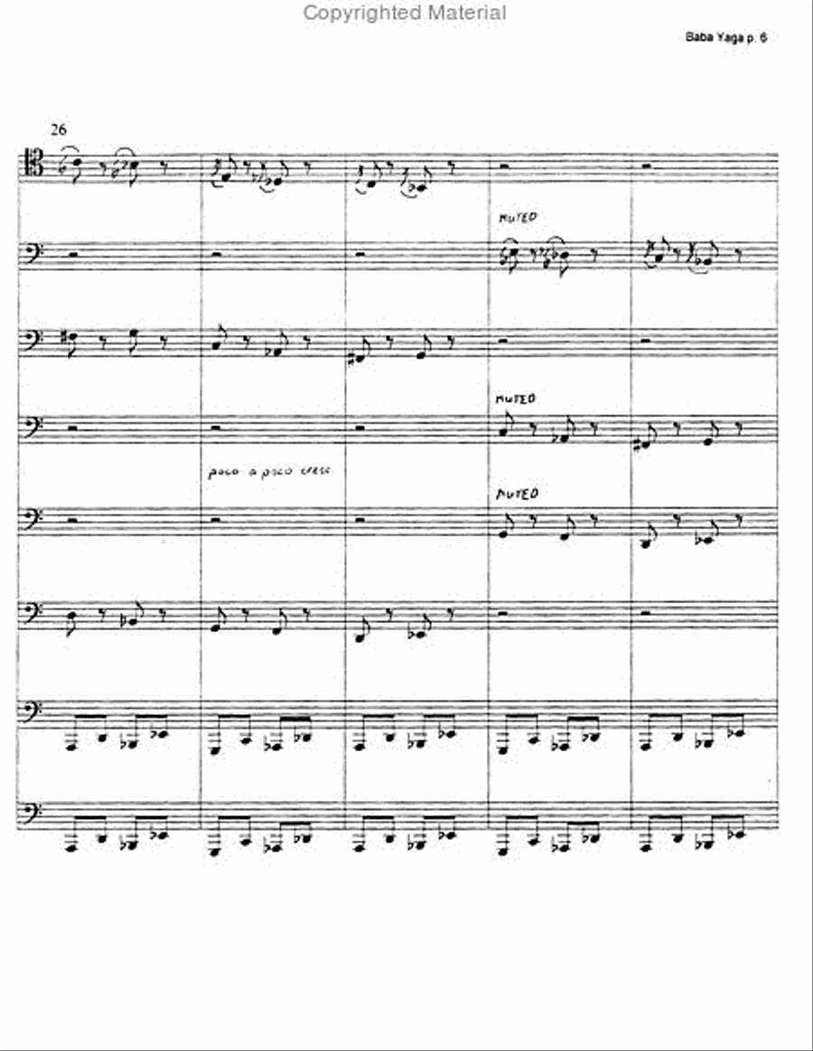 Baba Yaga Large Ensemble scores gallery preview page 7