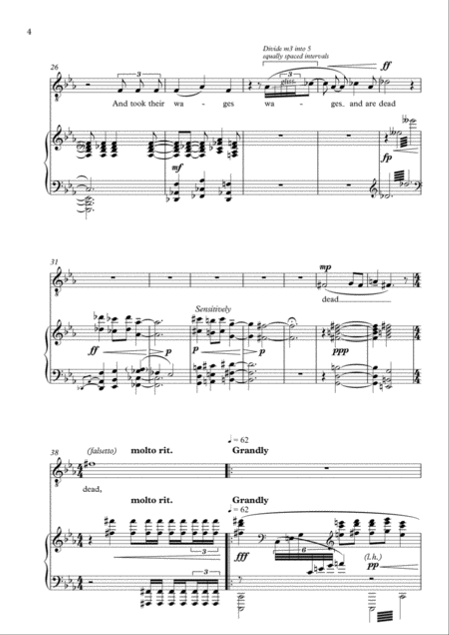 Songs of the Home Front - Sebastian Thomas Voice Solo scores gallery preview page 4
