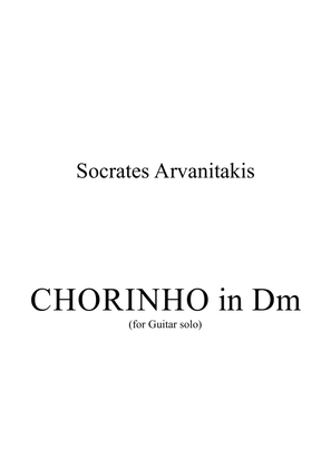 Book cover for CHORINHO in Dm for classical guitar solo