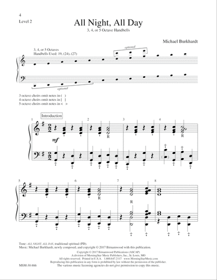 All Night, All Day 5-Octaves scores gallery preview page 4