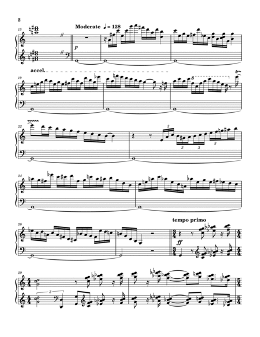 The Three Fates Piano Solo scores gallery preview page 3