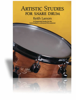 Book cover for Artistic Studies for Snare Drum