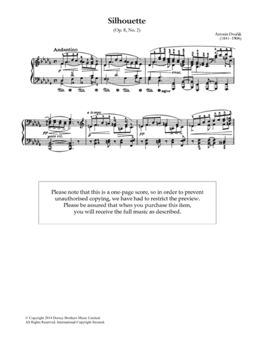 Silhouette, Op.8 No.2